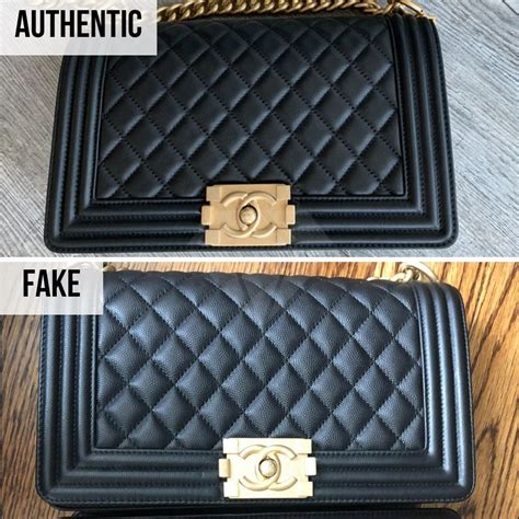 chanel boy bag real vs fake|how to authenticate chanel bag.